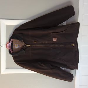 Carhartt Men's Ridge Coat Sherpa Lined Sandstone C61